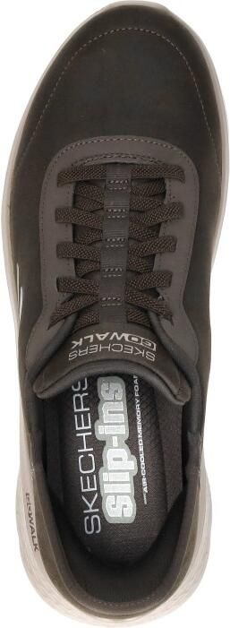 Skechers Go Walk Flex Smooth Motion Heren Instappers Bruin - Foto 8