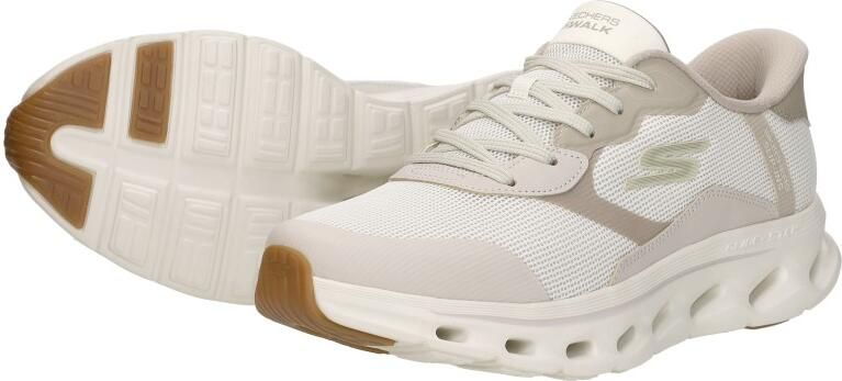 Skechers GO WALK GLIDE-STEP 2.0 ZAC Heren Instappers Wit - Foto 7