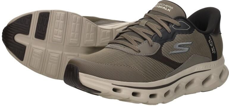 Skechers Go Walk Glide-Step 2.0 Zac Heren Instappers Bruin - Foto 10