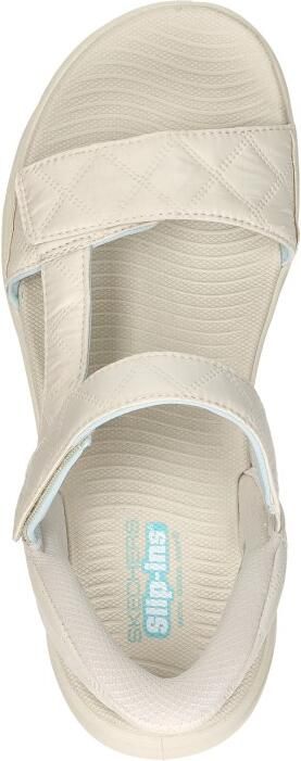 Skechers Go Walk Glide Step 2.0 Sandalen beige - Foto 13