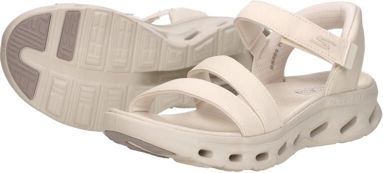 Skechers GO WALK GLIDE-STEP 2.0 SANDAL Dames Slippers Naturel - Foto 7