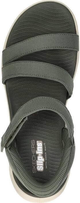 Skechers GO WALK GLIDE-STEP 2.0 SANDAL Dames Slippers Olijf - Foto 11