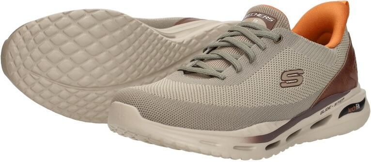 Skechers ARCH FIT ORVAN KINCADE Heren Instappers Taupe - Foto 6
