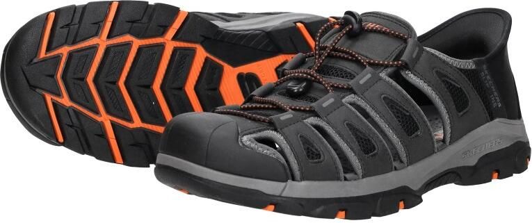 Skechers TRESMEN NORVICK Heren Sandalen Zwart - Foto 7