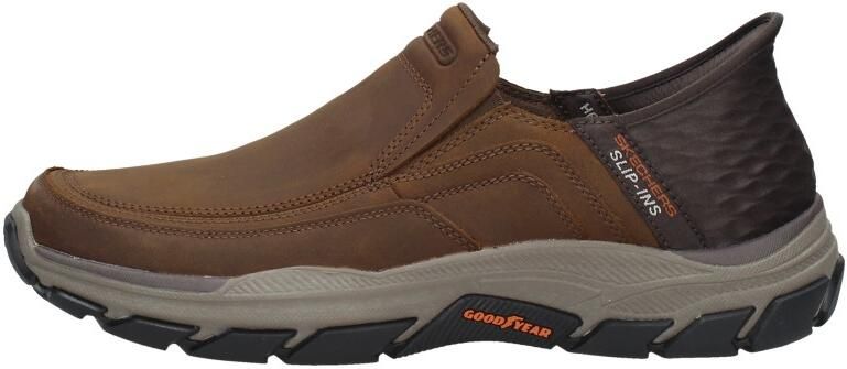 Skechers Slip-ins RF Respected Elgin Heren slip-ins leren slip-on bruin 204810 CDB - Foto 16