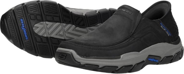 SKECHERS Huisschoen 'Slipper Herren 204810 BLK Kunststoff (Synthetik) in schwarz' zwart - Foto 20