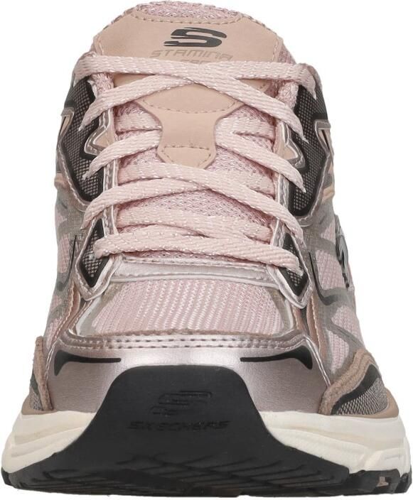 Skechers Slip-on sneakers STAMINA SPORT Retro sneaker veterschoen met metallic accenten - Foto 3