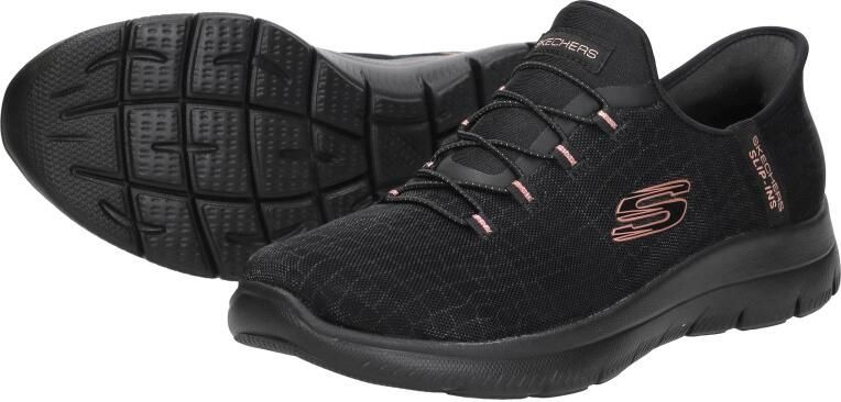 Skechers Slip-on sneakers SUMMITS-CLASSY NIGHT Slippers vrijetijdsschoen met comfortabele hielkussenfunctie - Foto 9