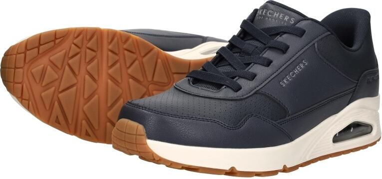 Skechers UNO-BANKSIA LUXE Heren Instappers Donkerblauw - Foto 6