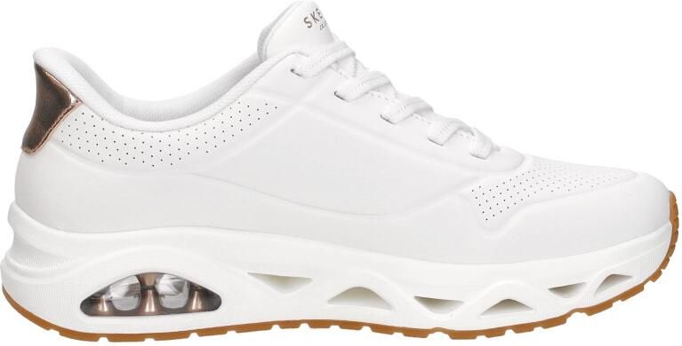 Skechers Uno Glide Step Glide On Air Sneakers Dames Wit - Foto 6