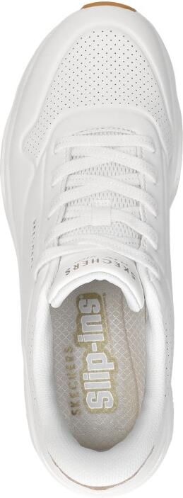 Skechers Uno Glide Step Glide On Air Sneakers Dames Wit - Foto 8