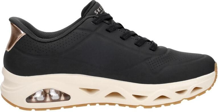 Skechers Slip-Ins: Uno Glide Step Glide On Air Sneakers Laag Zwart - Foto 6