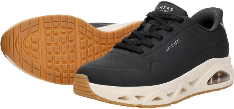 Skechers Slip-Ins: Uno Glide Step Glide On Air Sneakers Laag Zwart - Foto 7