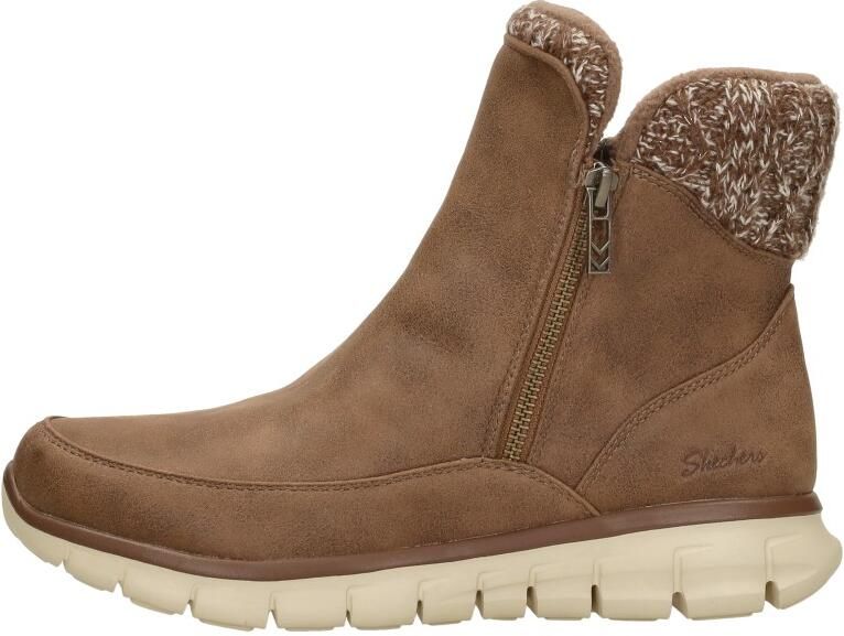 Skechers Lovely Collab Vegan Gebreide Enkellaars Brown Dames - Foto 3