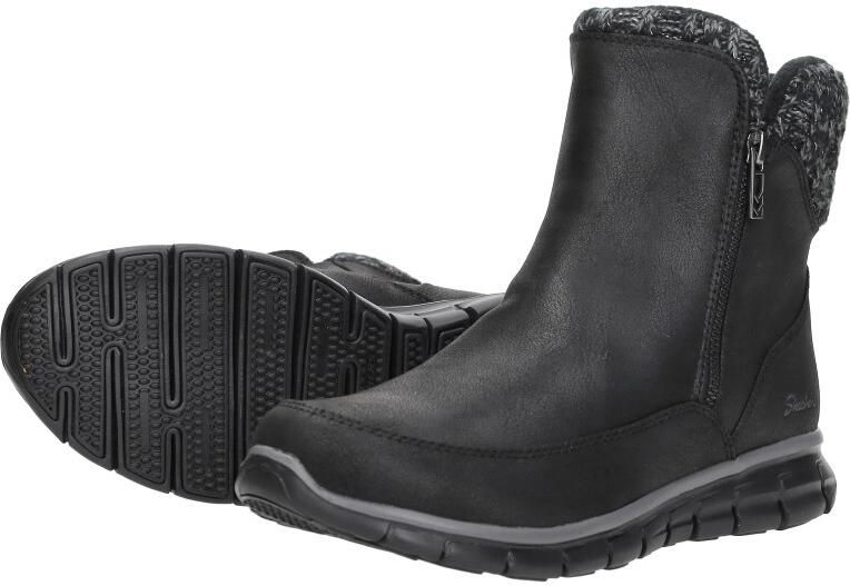 Skechers Dames Boots Synergy-Lovely Collab ZWART - Foto 6