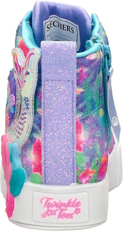 Skechers Twinkle Magic Mermaid Sea Sneakers Hoog licht blauw - Foto 5