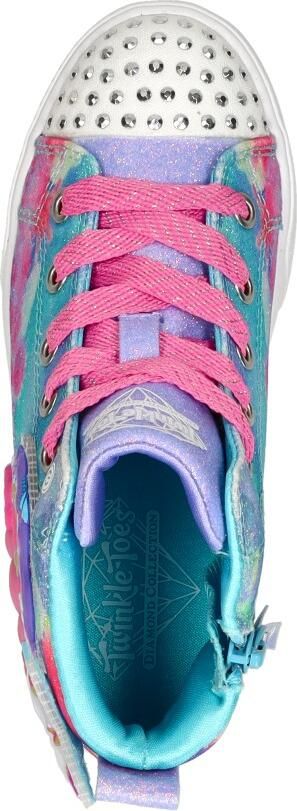 Skechers Twinkle Magic Mermaid Sea Sneakers Hoog licht blauw - Foto 7