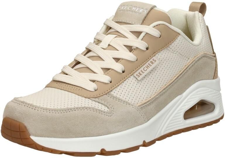Skechers Uno Two Much Fun Dames Sneakers Taupe Zand - Foto 6