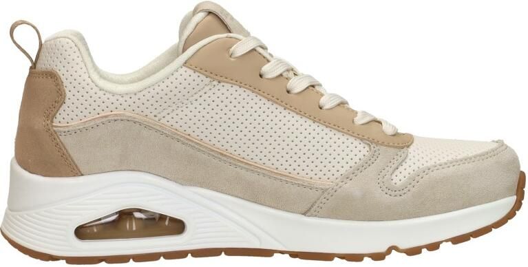 Skechers Uno Two Much Fun Dames Sneakers Taupe Zand - Foto 9