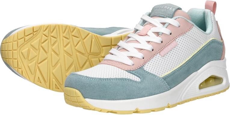 Skechers Uno 2 Much Fun sneakers blauw Suede Dames - Foto 7