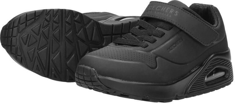 Skechers Street Uno sneakers zwart Imitatieleer Effen 27 - Foto 9