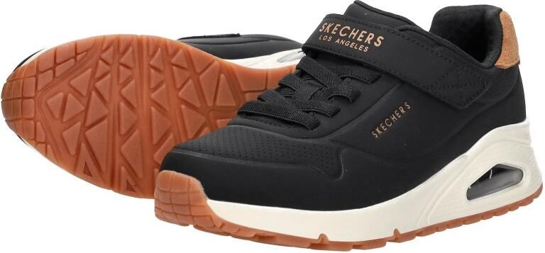 Skechers UNO GEN1-CITY EDGE Jongens Sneakers Zwart Bruin - Foto 3