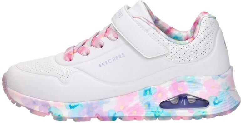 Skechers Uno Gen1 Fresh Blooms Meisjes Sneakers Wit - Foto 2