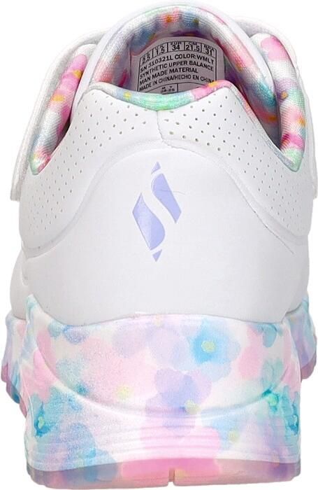 Skechers Uno Gen1 Fresh Blooms Meisjes Sneakers Wit - Foto 5