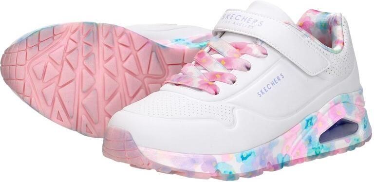 Skechers Uno Gen1 Fresh Blooms Meisjes Sneakers Wit - Foto 6