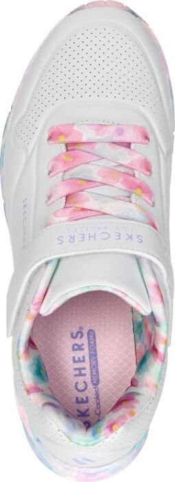 Skechers Uno Gen1 Fresh Blooms Meisjes Sneakers Wit - Foto 7