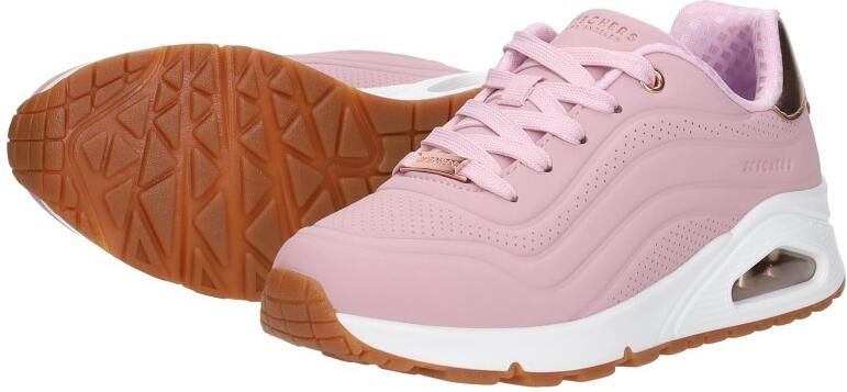 Skechers UNO GEN1 SHIMMER WAVE Meisjes Sneakers Roze - Foto 8