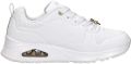Skechers Uno Gen 1 Trendy Jewels Sneakers Meisjes Wit - Wit