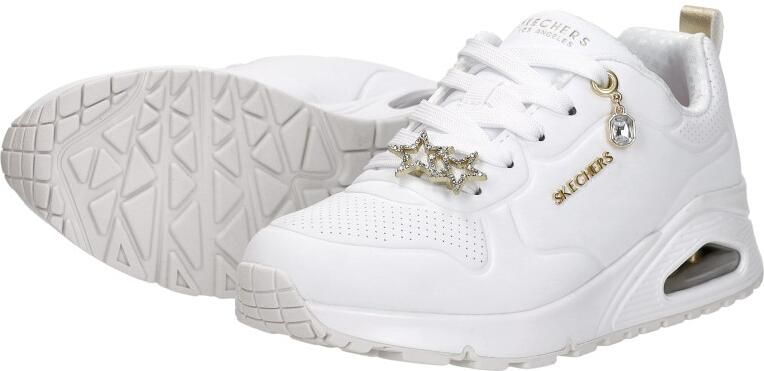 Skechers UNO GEN1 TRENDY JEWELS Meisjes Sneakers Wit - Foto 6