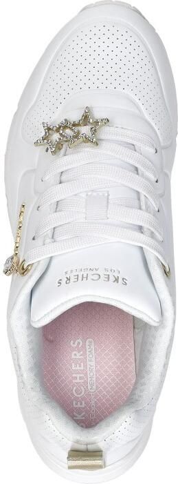 Skechers UNO GEN1 TRENDY JEWELS Meisjes Sneakers Wit - Foto 7