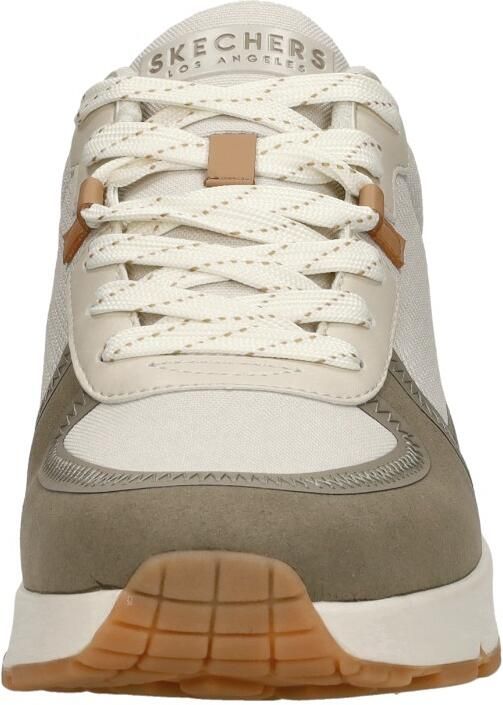 Skechers Beige en olijfgroene sneaker met Air-Cooled Memoryfoam Beige Heren - Foto 7