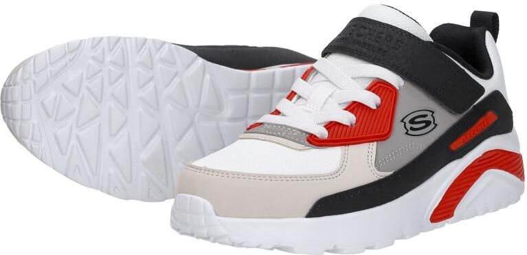 Skechers UNO LITE REVIVAL-EDGE Jongens Sneakers Wit - Foto 7