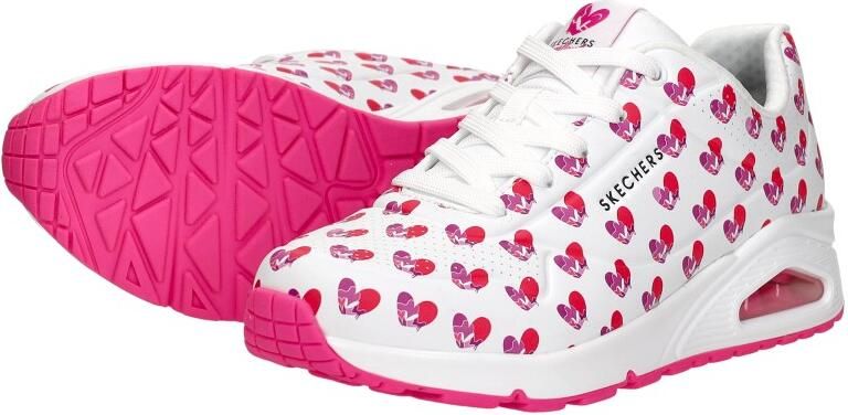 Skechers UNO LIVE COLORFULLY Dames Sneakers Wit - Foto 7