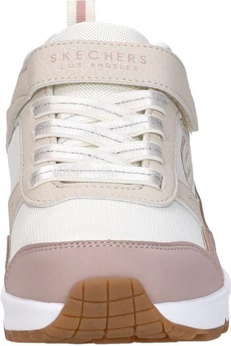 Skechers Uno Mesh Pop meisjes sneaker Natural - Foto 4