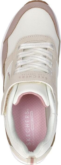 Skechers Uno Mesh Pop meisjes sneaker Natural - Foto 7