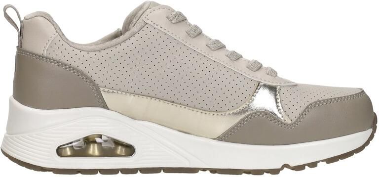 Skechers UNO- METALLIC SLIDERS Dames Sneakers Taupe - Foto 8