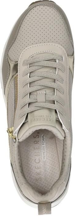 Skechers UNO- METALLIC SLIDERS Dames Sneakers Taupe - Foto 9