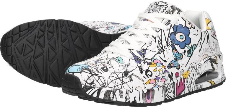 Skechers Uno Process Sketch heren sneaker Wit - Foto 7