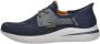Skechers Slip-ins Delson 3.0 Roth Heren Instappers Navy - Thumbnail 2