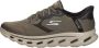 Skechers Go Walk Glide-Step 2.0 Zac Heren Instappers Bruin - Thumbnail 2