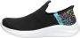 Skechers Ultra Flex 3.0 slip-on sneakers zwart Meisjes Textiel Meerkleurig 33 - Thumbnail 4