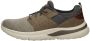 Skechers Solvano-Caspian Sneakers taupe Textiel Heren - Thumbnail 2