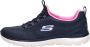 Skechers SUMMITS NEW NATURE sneakers dames blauw 150120 NVPK - Thumbnail 2