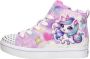 Skechers Twi-Lites 2.0 Veterboots paars Synthetisc Kinderschoenen - Thumbnail 3