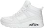Skechers Klassieke Uno Veterschoen met Air-Cooled Memory Foam Wit Dames - Thumbnail 4