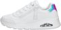 Skechers Uno chunky sneakers wit Meisjes Imitatieleer Effen 37 - Thumbnail 3